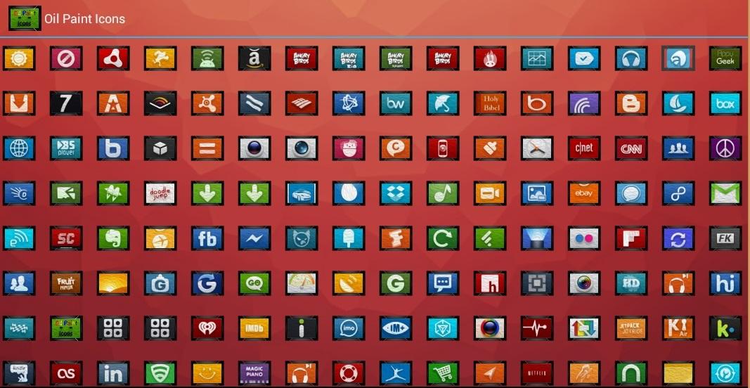 OIL PAINT ICONS APEX/NOVA/ADW