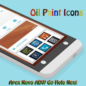 OIL PAINT ICONS APEX/NOVA/ADW 2.6.0