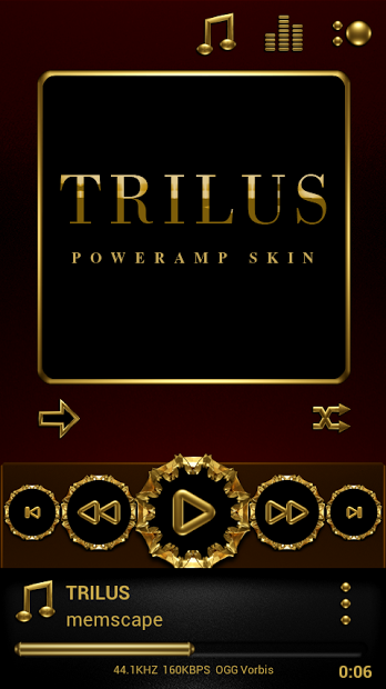 Poweramp TRILUS Skin