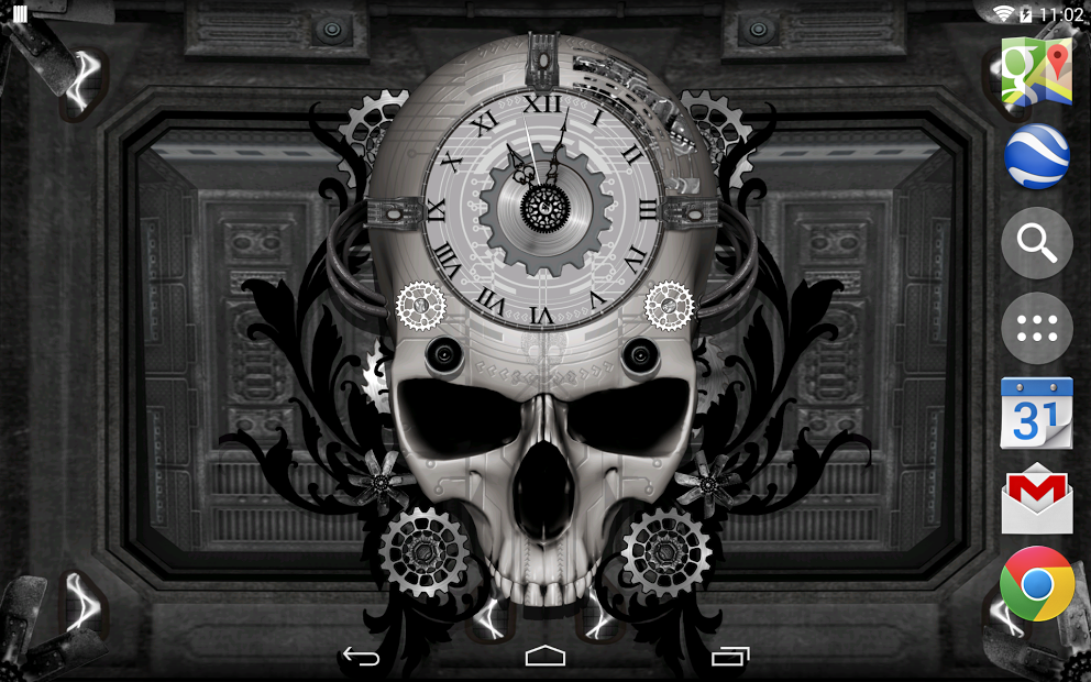 Steampunk Clock Live Wallpaper