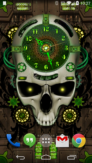 Steampunk Clock Live Wallpaper