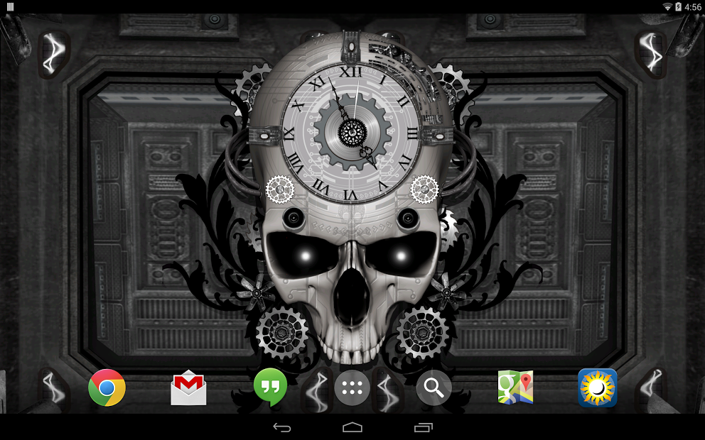 Steampunk Clock Live Wallpaper