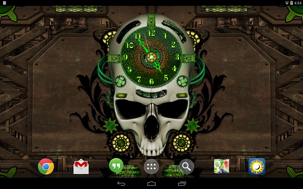 Steampunk Clock Live Wallpaper