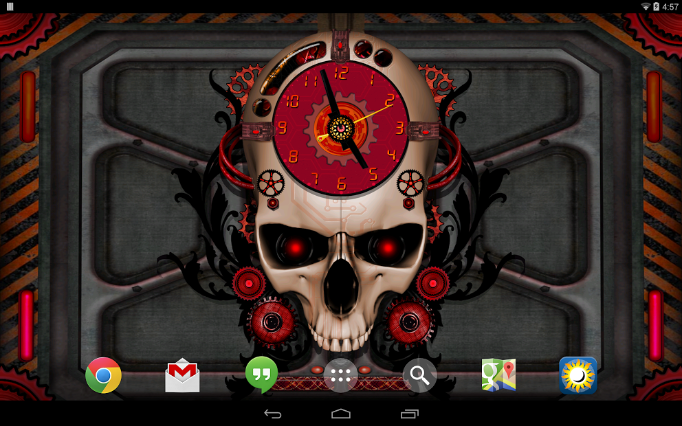 Steampunk Clock Live Wallpaper