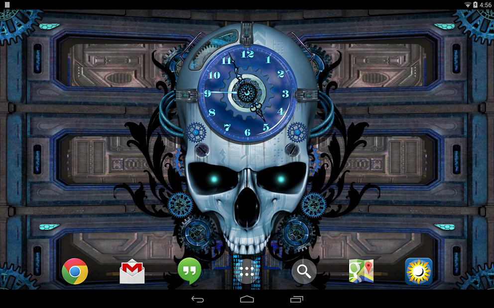 Steampunk Clock Live Wallpaper