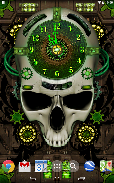 Steampunk Clock Live Wallpaper