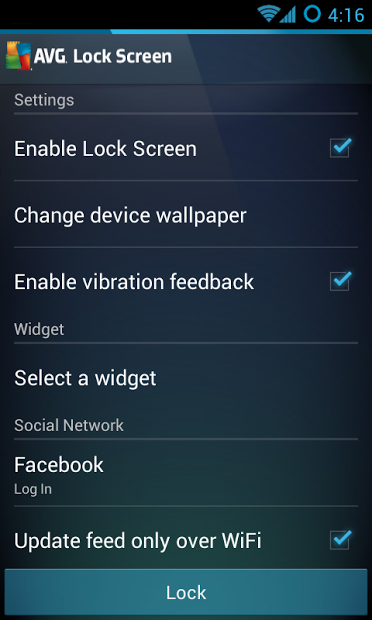 Swipe Lock Screen Launcher