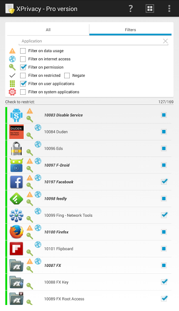 XPrivacy import/export enabler