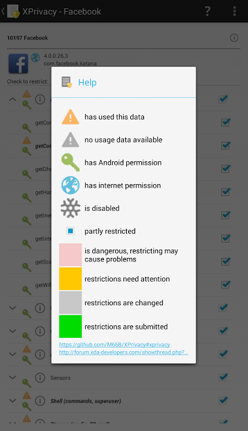 XPrivacy import/export enabler