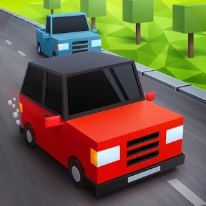 Blocky Cars: Traffic Rush 0.9