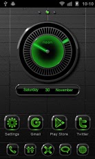 Neon Green GOLauncher EX Theme