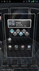 Next Launcher Theme Carbon HD