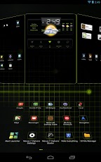 Next Launcher 3D Black Lime HD