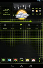 Next Launcher 3D Black Lime HD