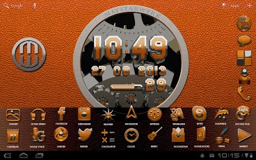 orange GO Launcher EX