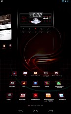 Next Launcher 3D Red Swirl HD