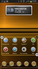 Next Launcher Theme Gold HD