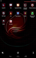 Next Launcher 3D Red Swirl HD