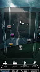 Next Launcher Theme Thunder 3D