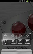 Next launcher theme Tech-red