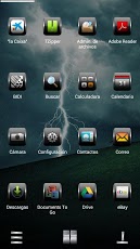 Next Launcher Theme Thunder 3D