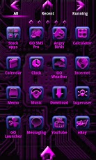 Purple Tech GO Launcher EX