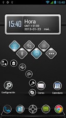 Next Launcher Theme Carbon HD