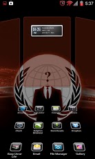 Anonymous Next Launcher Theme