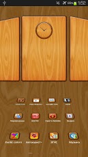 Next launcher Theme Wood