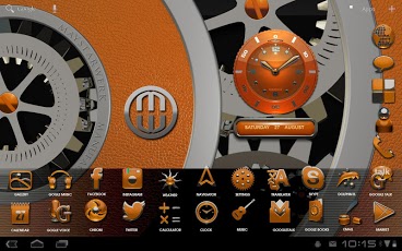 orange GO Launcher EX