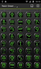 Neon Green GOLauncher EX Theme