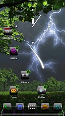 Next Launcher Theme Thunder 3D