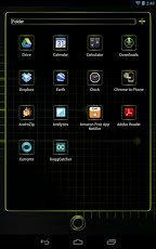 Next Launcher 3D Black Lime HD