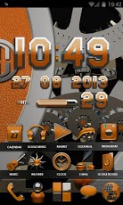 orange GO Launcher EX