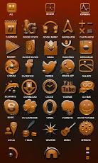 orange GO Launcher EX