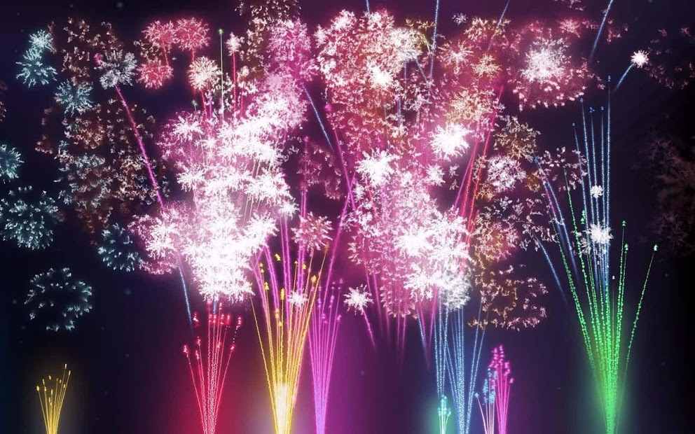 3D New Year Fireworks