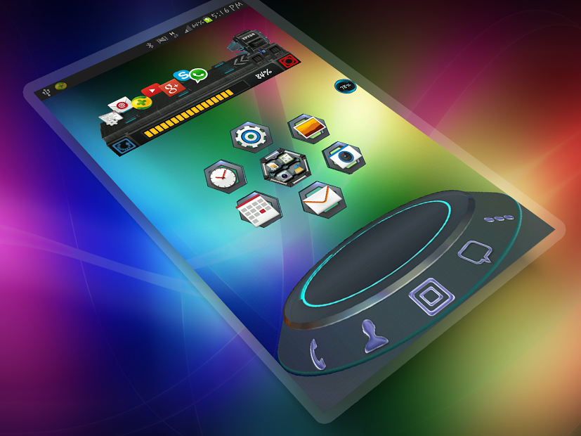 Aero-HD Next Launcher 3D Theme