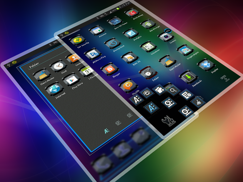 Aero-HD Next Launcher 3D Theme