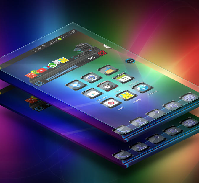 Aero-HD Next Launcher 3D Theme