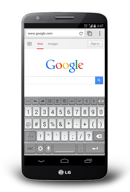 ai.type Keyboard LG G2 Theme