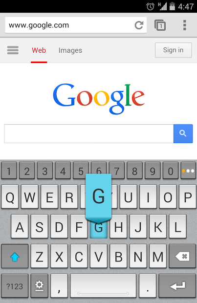 ai.type Keyboard LG G2 Theme