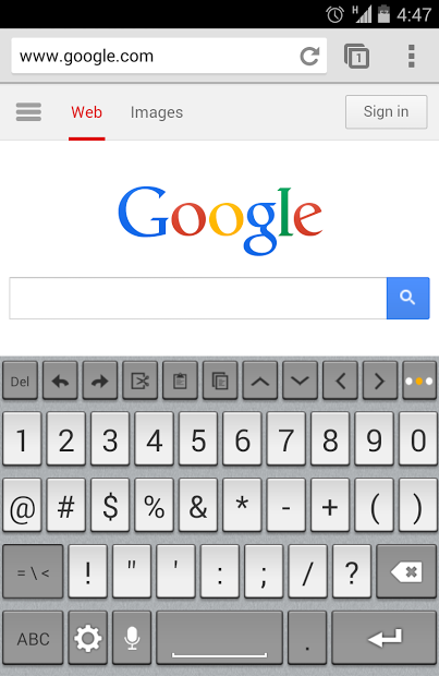 ai.type Keyboard LG G2 Theme