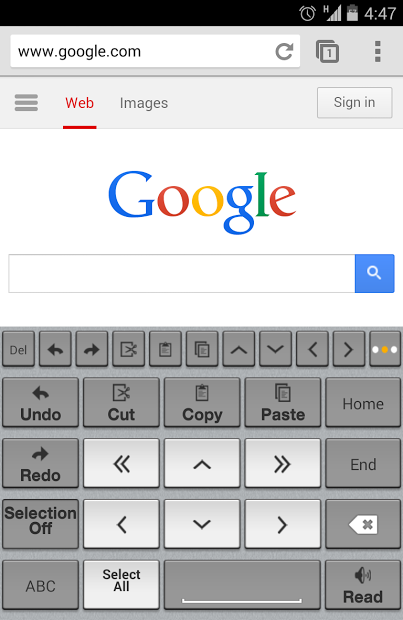 ai.type Keyboard LG G2 Theme