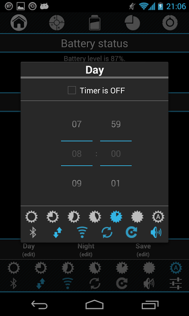 Battery drain analyzer monitor