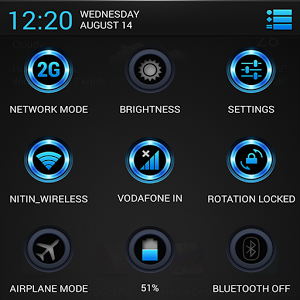 CM11/10.2 Theme Radiant Blue 1.10