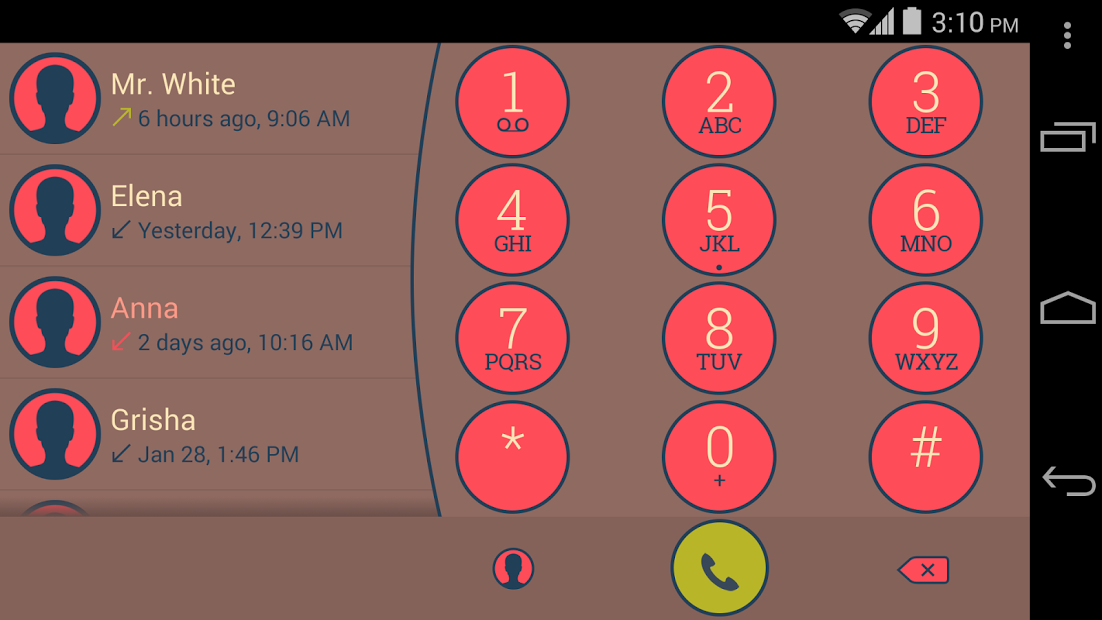 ExDialer Flat Vintage Theme