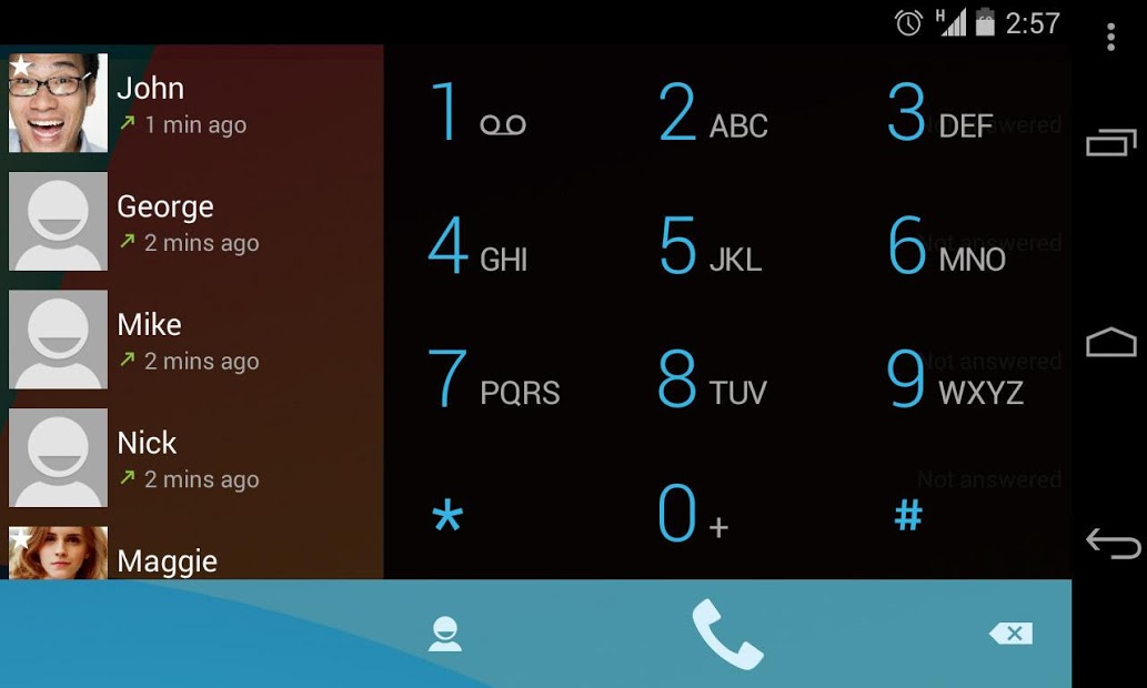 Exdialer KitKat Transparent