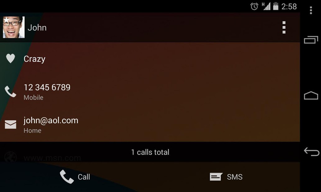 Exdialer KitKat Transparent