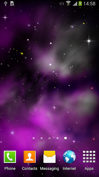 Galaxy 3D Parallax Wallpaper