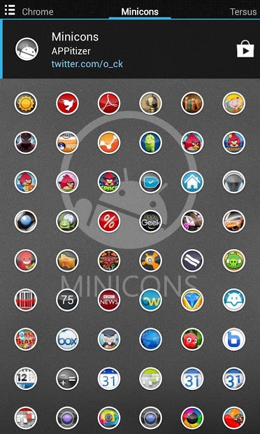 Minicons: Nova/Apex/ADW Theme